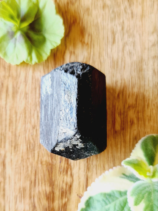Black Tourmaline Double Terminated Natural Crystal