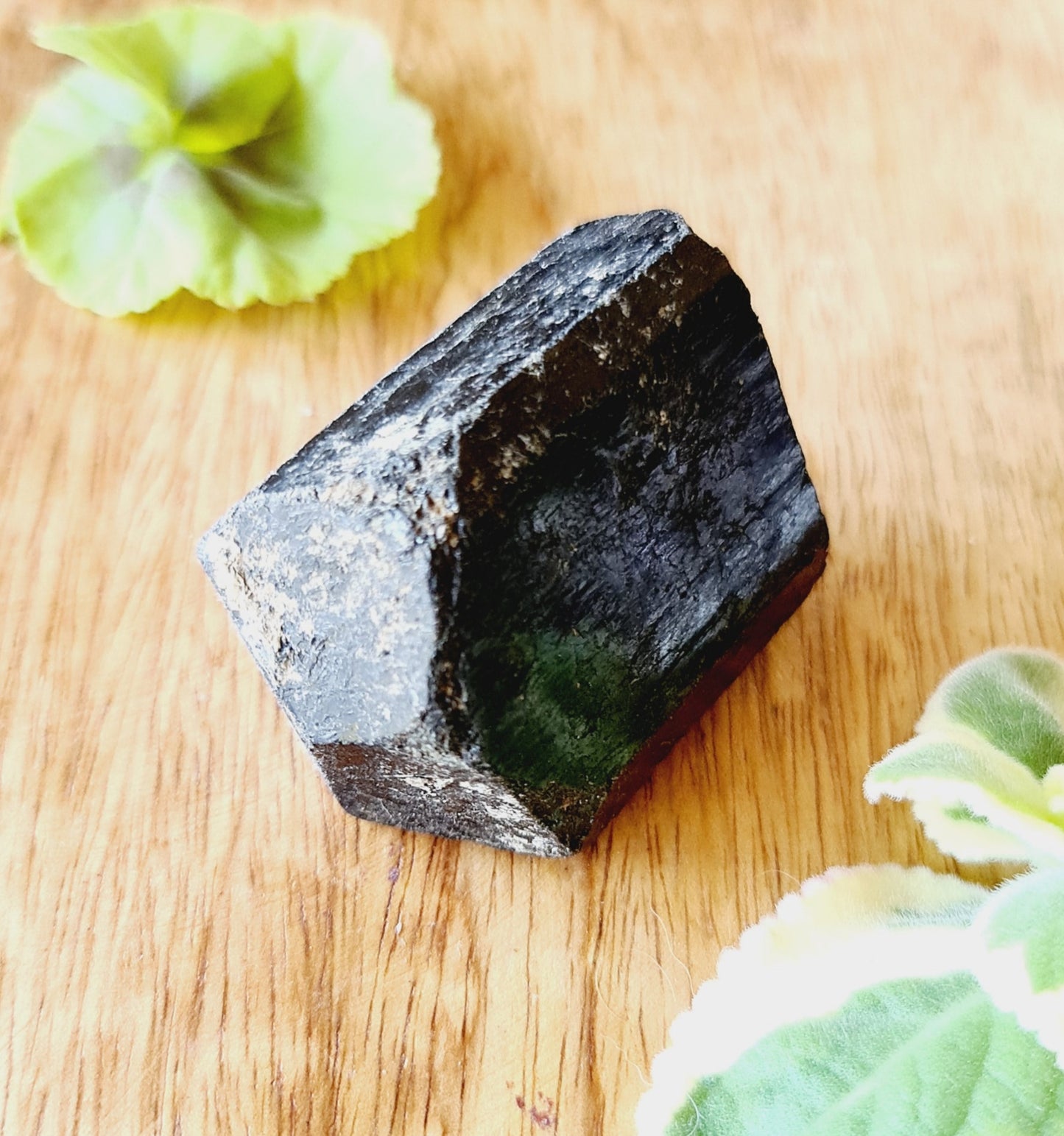 Black Tourmaline Natural Double Terminated Crystal