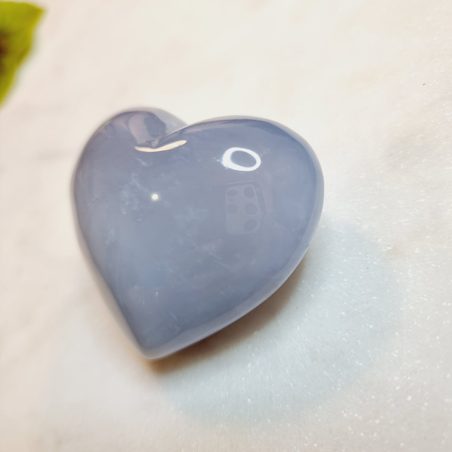 Blue Chalcedony Heart